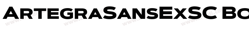ArtegraSansExSC Bold字体转换